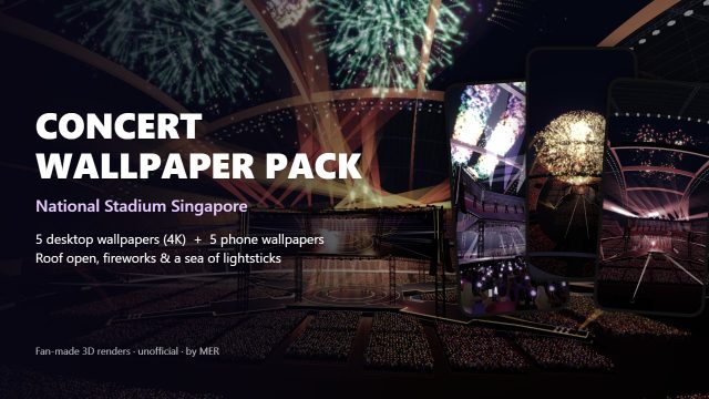 Preview of the concert wallpaper pack